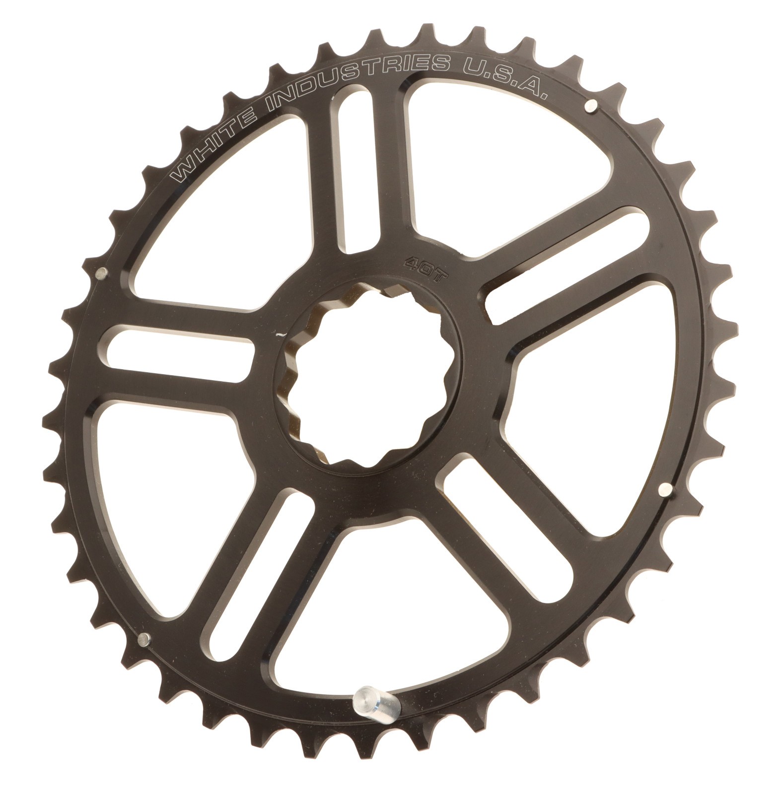 White Industries VBC V1 Outer Chainring MR30 9-11s Black NEW White Industries VBC V1 Outer Chainring MR30 9-11s Black NEW
