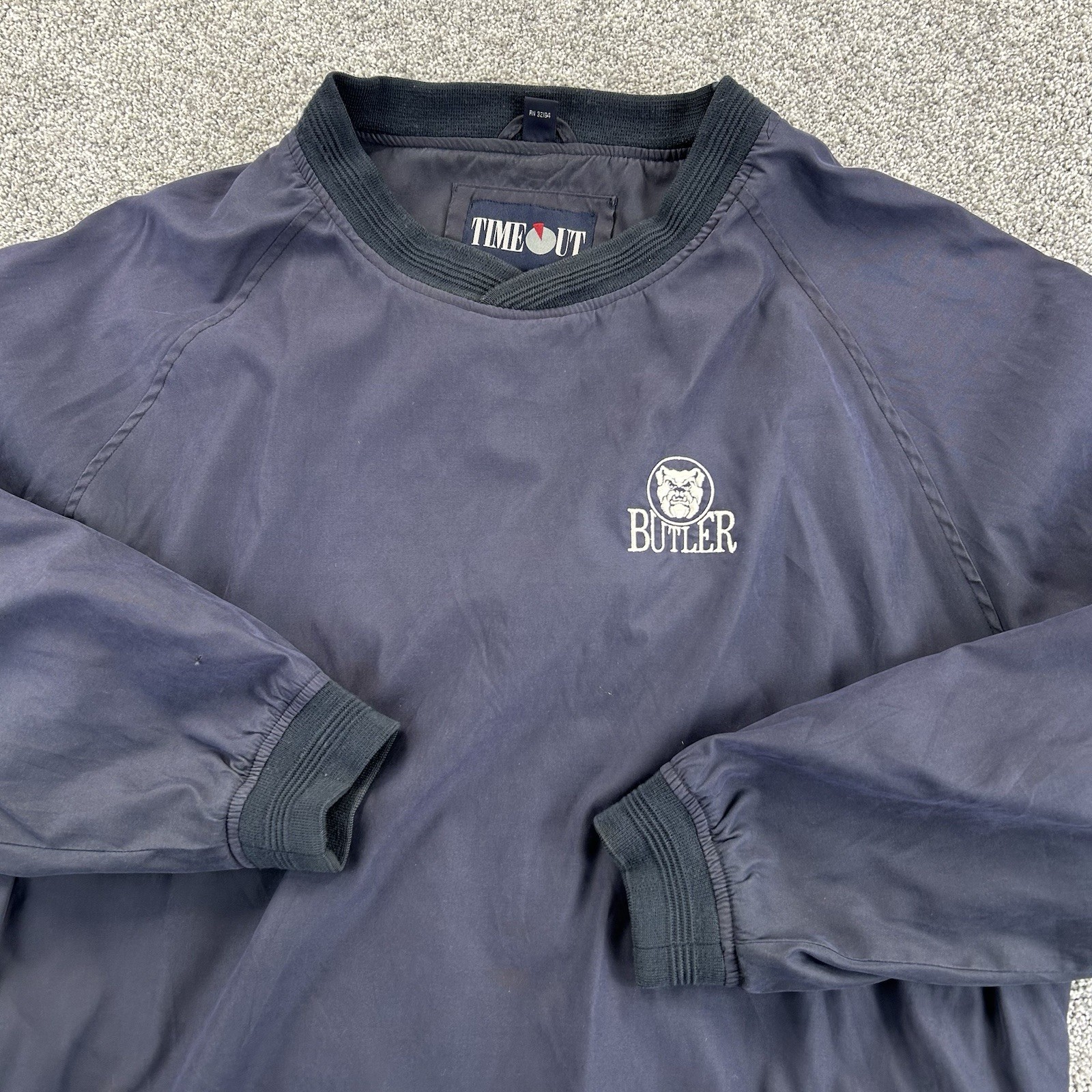 Vintage Butler Bulldogs Windbreaker Jacket Mens XL Embroidered Pullover NCAA Vintage Butler Bulldogs Windbreaker Jacket Mens XL Embroidered Pullover NCAA