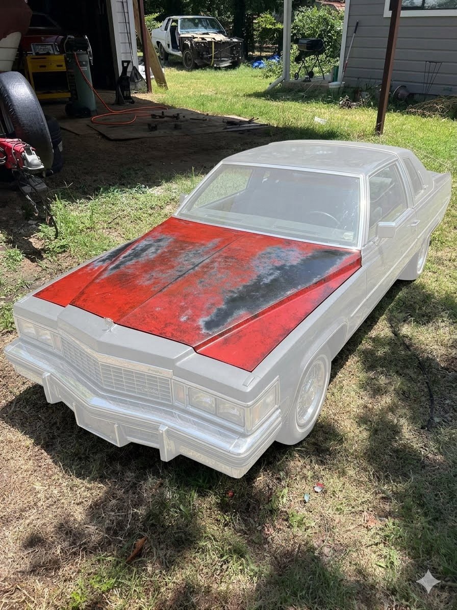 Hood for 1977-1978-1979 Cadillac. 1977-1978-1979 Cadillac Deville/Fleetwood Hood Hood for 1977-1978-1979 Cadillac. 1977-1978-1979 Cadillac Deville/Fleetwood Hood