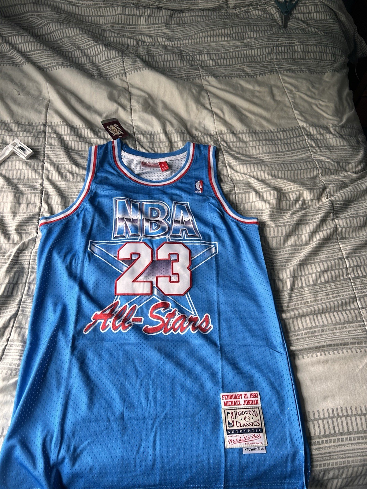 Authentic Mitchell & Ness 1993 Michael Jordan NBA All Star Game Jersey, Large Authentic Mitchell & Ness 1993 Michael Jordan NBA All Star Game Jersey, Large