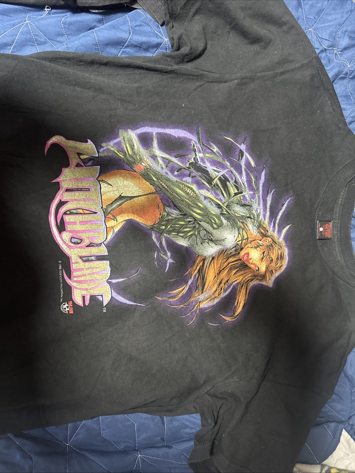 Rare Vintage 1999 Witchblade Comic T-Shirt Sz XL Top Cow Marvel 90’s Rare Vintage 1999 Witchblade Comic T-Shirt Sz XL Top Cow Marvel 90’s