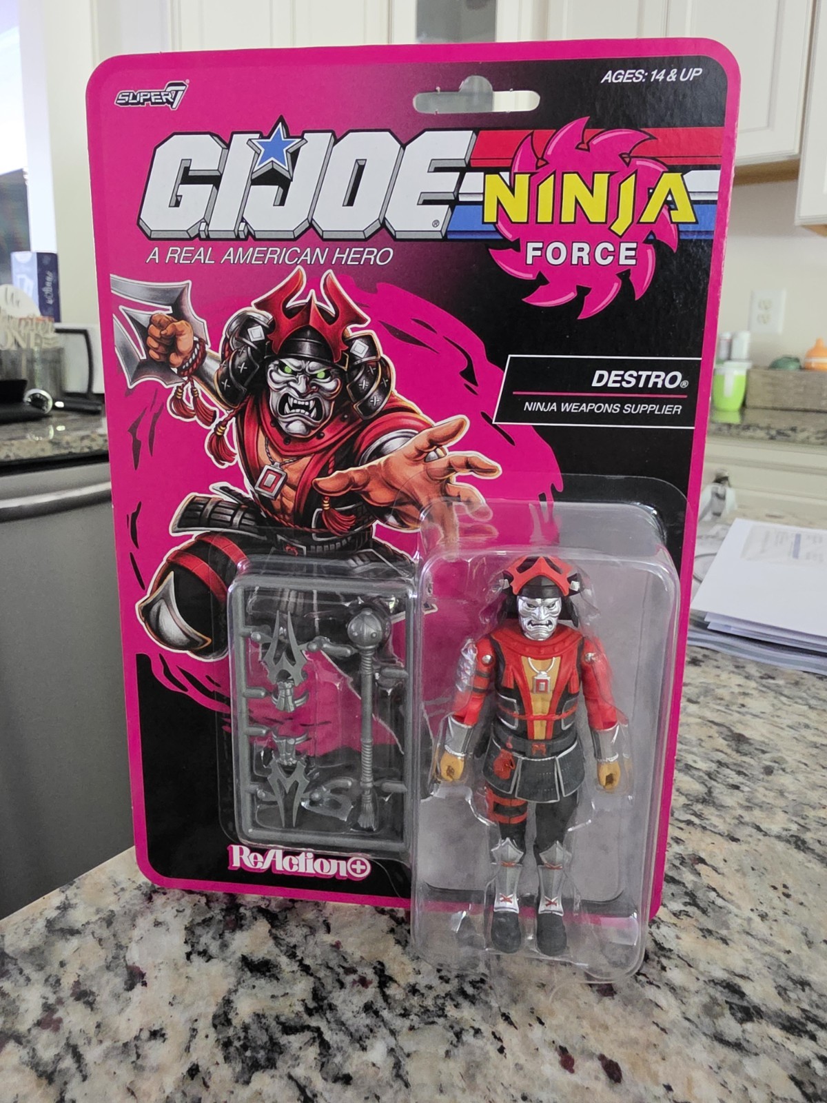 Super7 GI Joe Reaction Ninja Force DESTRO 3.75\ Super7 GI Joe Reaction Ninja Force DESTRO 3.75\