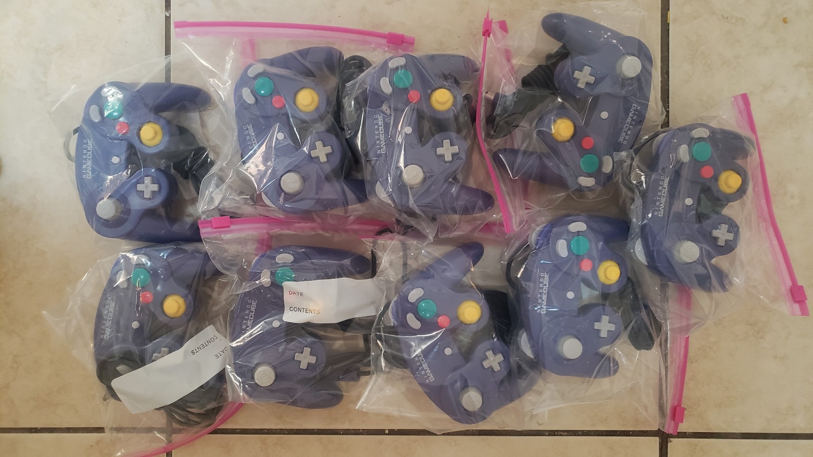 REBUILT Official Nintendo GameCube Controller Indigo Purple OEM DOL-003 CLEANED