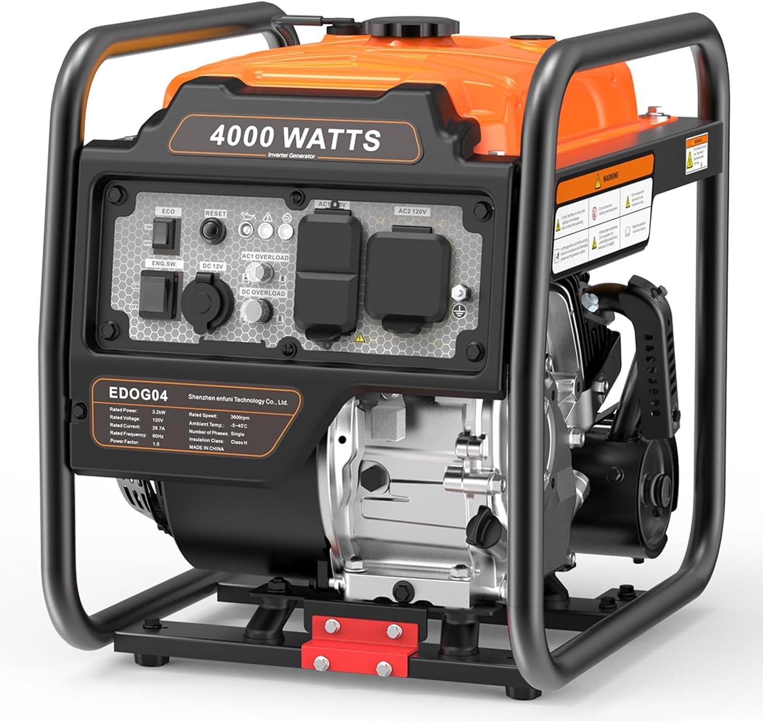 Gas Powered Generator Portable 4KW Gasoline Generator Outdoor Power 208CC Home