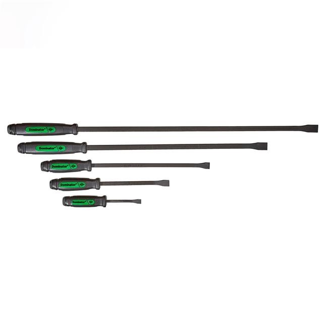Mayhew Steel Products MH61366GN Dominator Curved Pry Bar Set Green - 5 Piece
