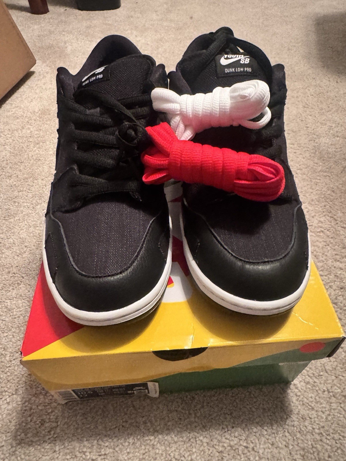 Nike Wasted Youth x Dunk SB Low Size 10.5 Black Denim DEADSTOCK Nike Wasted Youth x Dunk SB Low Size 10.5 Black Denim DEADSTOCK