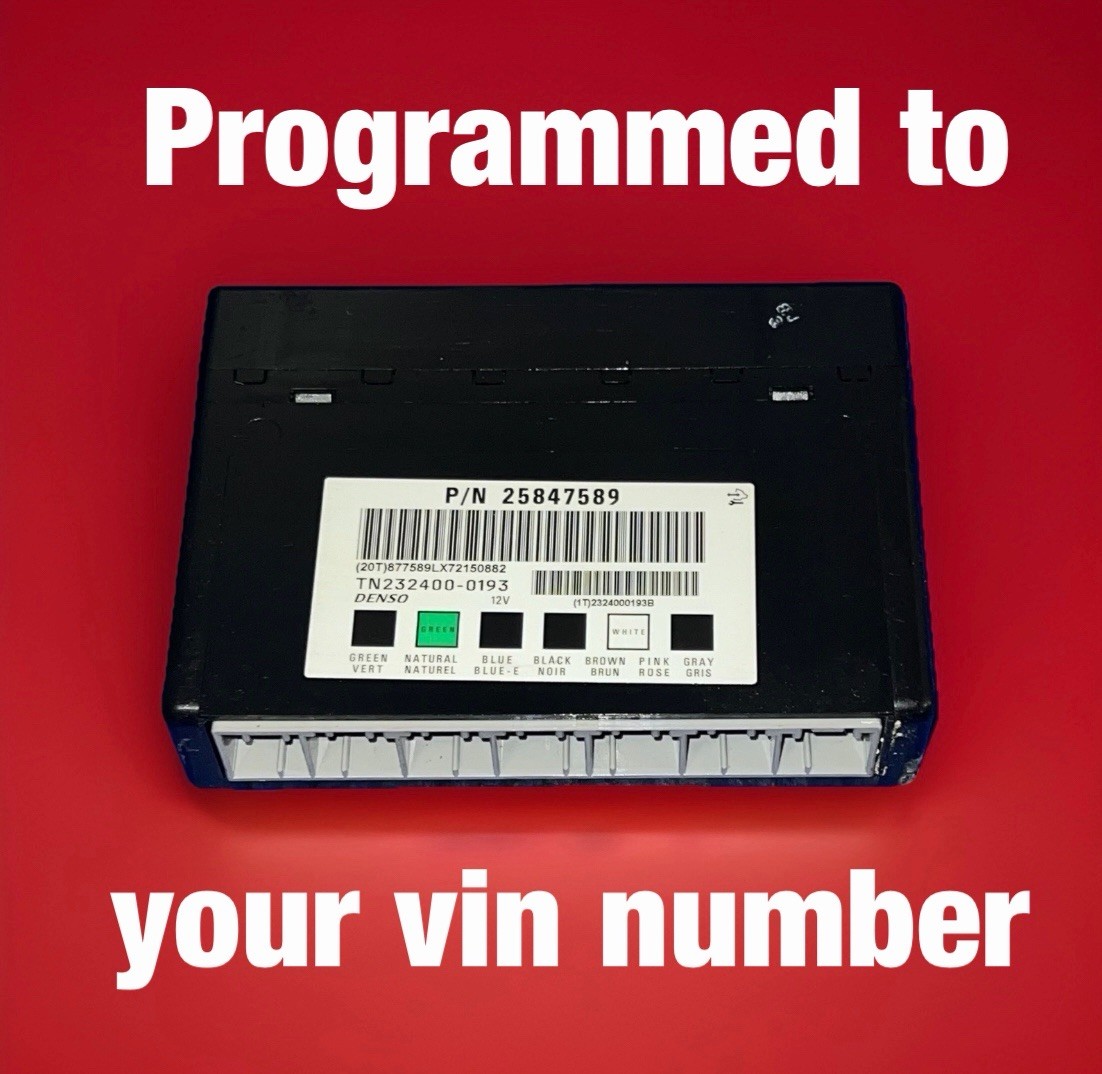 25847589 GM Body Control Module Programmed To Your VIN BCM