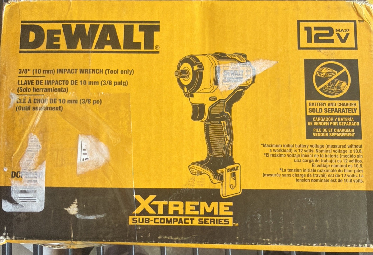 New Dewalt DCF903B 12V Max 3/8\ New Dewalt DCF903B 12V Max 3/8\