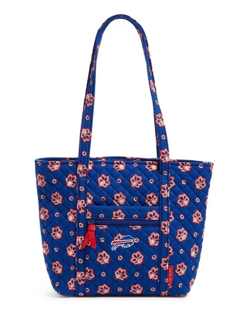 Vera Bradley Women\'s One Size, Royal Blue/Red Bandana With Buffalo Bills