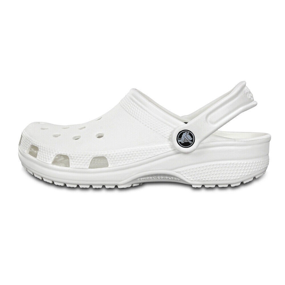 Unisex Black/White Cozy Classic Clog Ultra-Light Slip-On Shoes  U-S-A