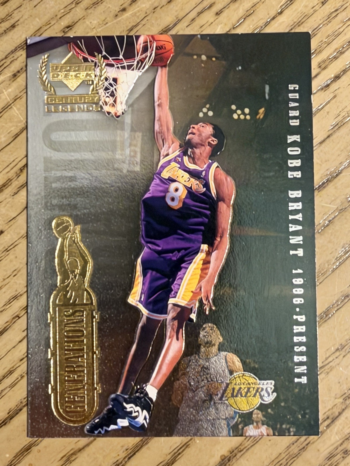 1998-99 Upper Deck Century Legends Generations Kobe Bryant and Michael Jordan 1998-99 Upper Deck Century Legends Generations Kobe Bryant and Michael Jordan