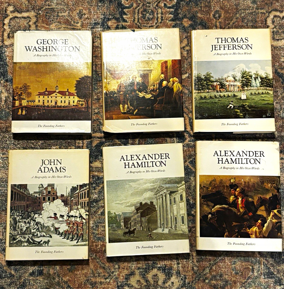 Vintage Newsweek Founding Fathers Books Lot of 6