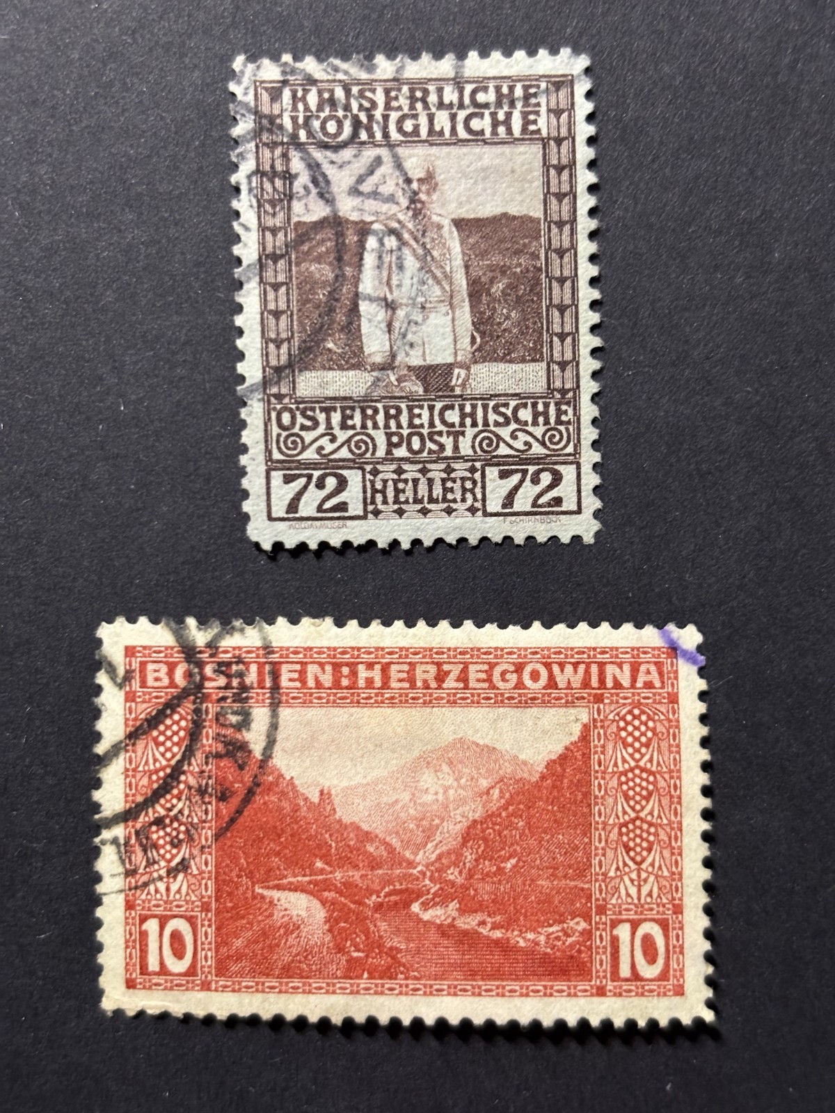 Austria: 11 stamps from various sets Austria: 11 stamps from various sets