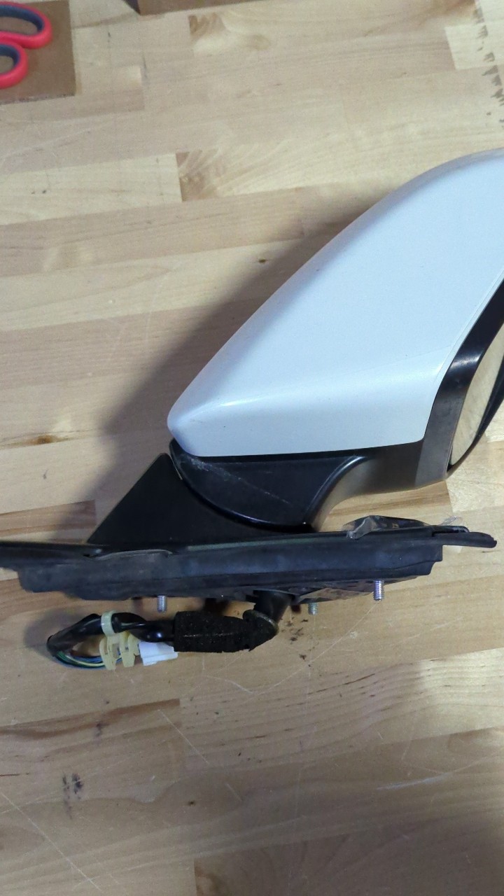 Toyota OEM Style Power Side View Door Mirror White LKQ Used