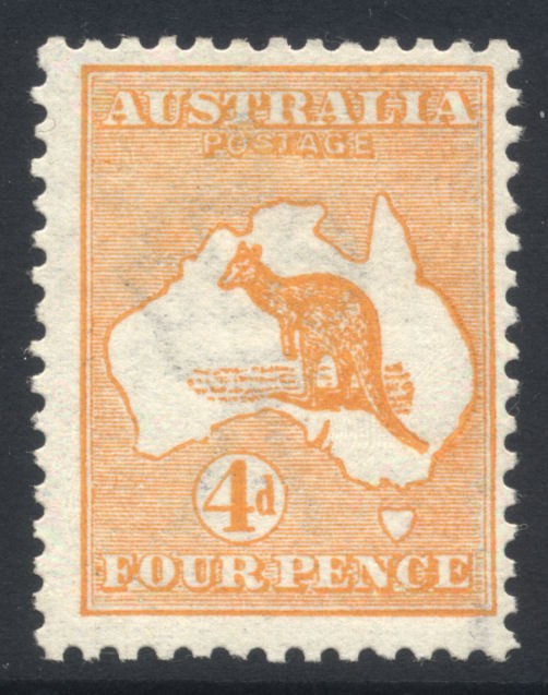 Australia 1913 4d SG6 Mint Cat £100