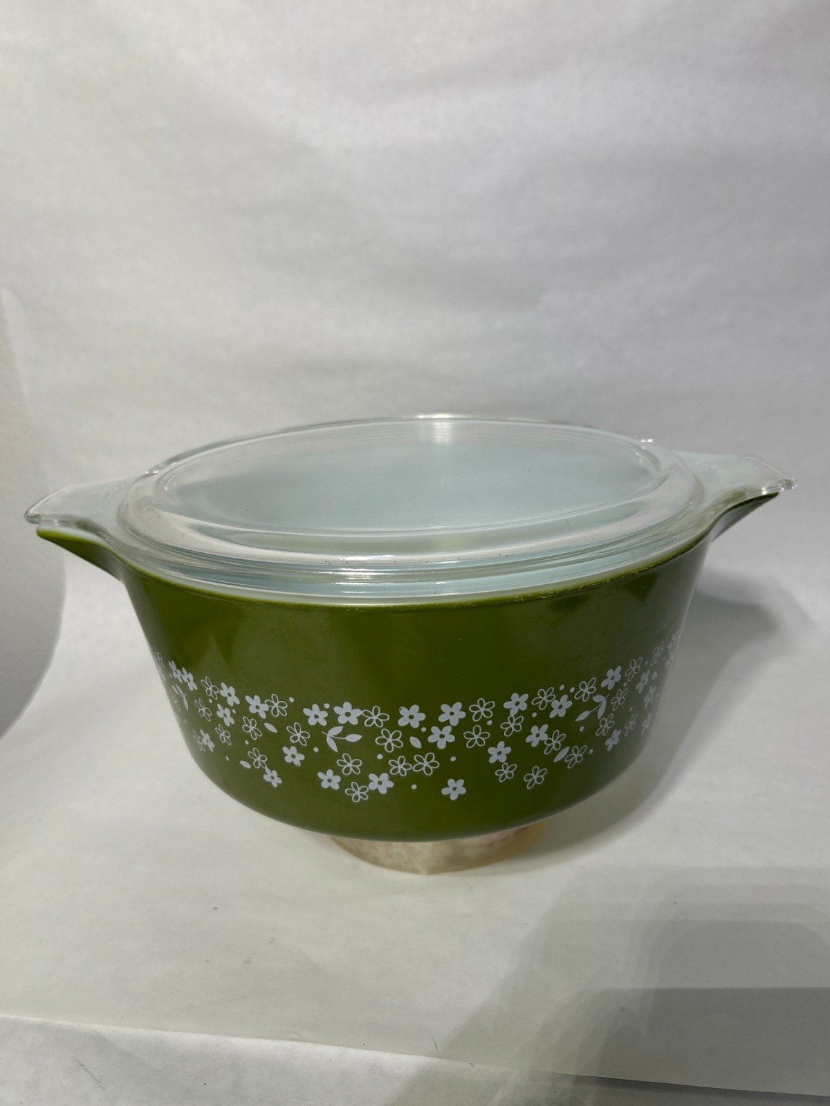 Vintage Pyrex Spring Blossom Crazy Daisy 472 1.5 Pt Casserole Dish w/ Glass Lid Vintage Pyrex Spring Blossom Crazy Daisy 472 1.5 Pt Casserole Dish w/ Glass Lid
