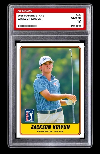2025 Jackson Koivun Future Stars Rookie #147 Top Prospect 1/1299 Mint Graded 10 2025 Jackson Koivun Future Stars Rookie #147 Top Prospect 1/1299 Mint Graded 10