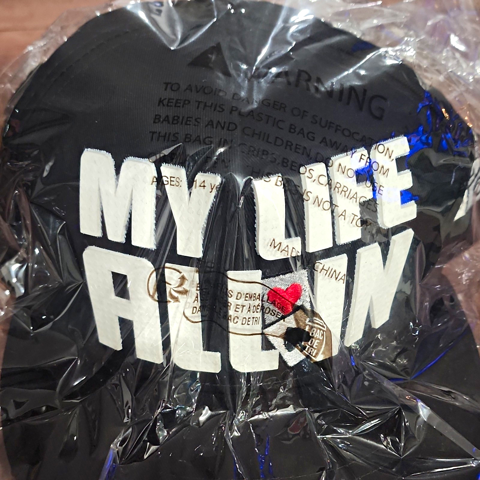 Black Unisex Adults Baseball Cap Graphic Print \