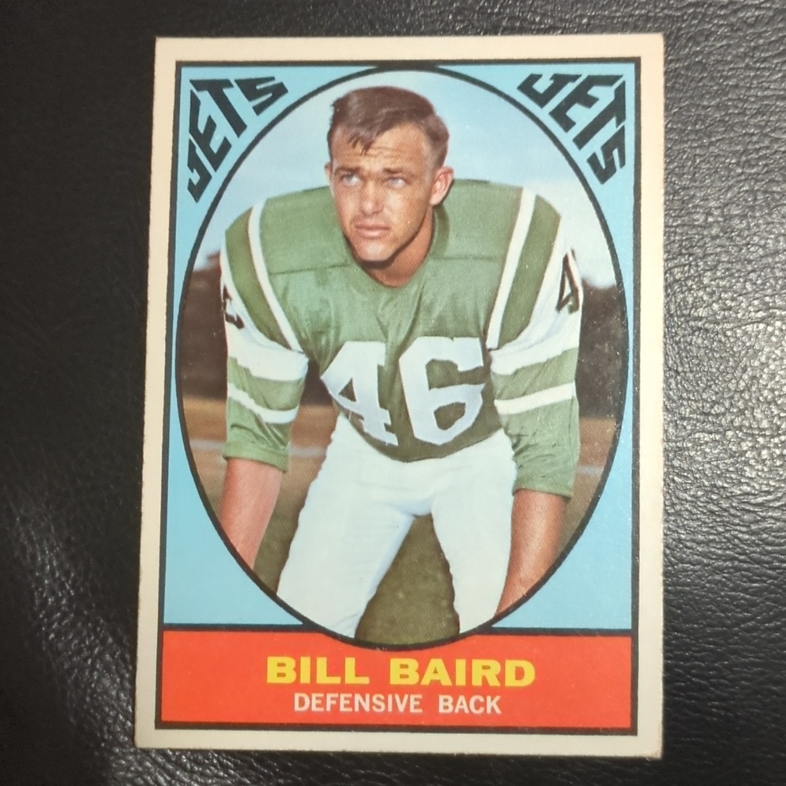 Topps 1967 Topps Bill Baird #89 New York Jets Football Trading Card Topps 1967 Topps Bill Baird #89 New York Jets Football Trading Card