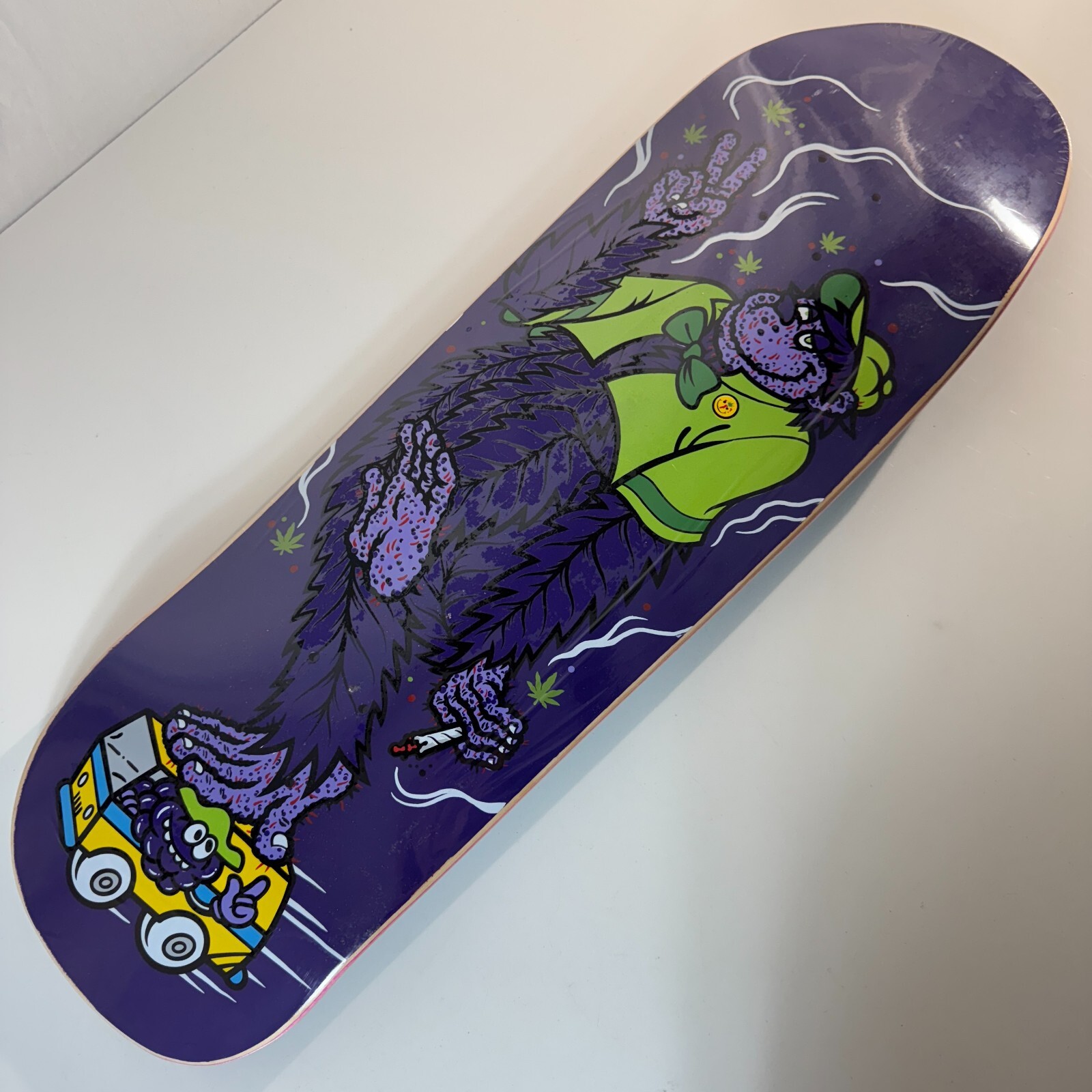 Strange Love Grape Ape Purple Skateboard Size 9.750 NEW