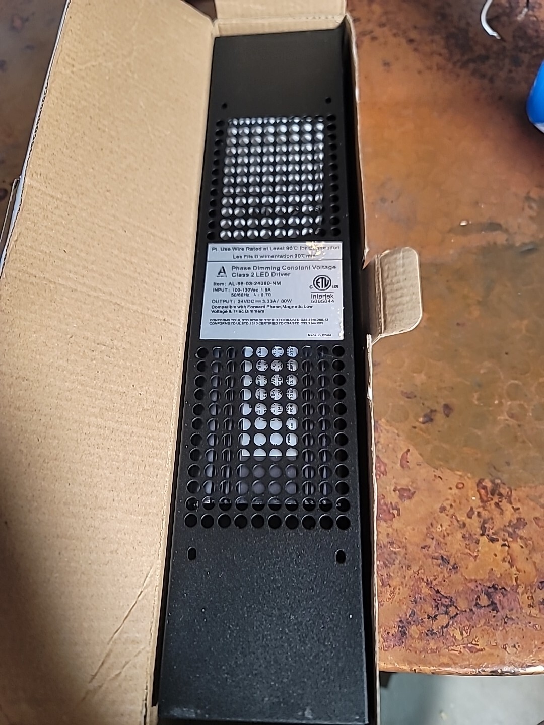 Alloy LED PrimaVolt Dimmable Driver - No Min Load with Junction Box - 24V - 80W Alloy LED PrimaVolt Dimmable Driver - No Min Load with Junction Box - 24V - 80W