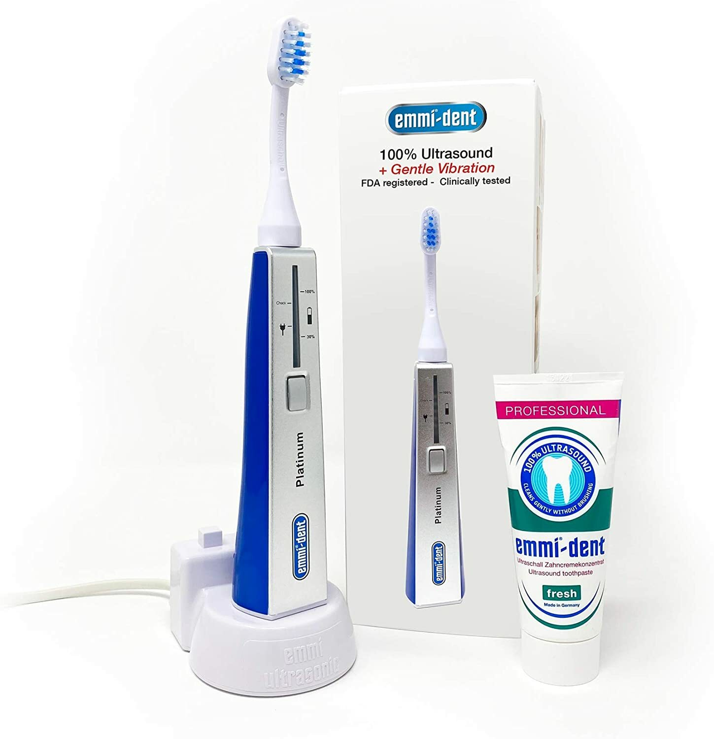 Emmi-dent Starter Set patented 100% Ultrasound -cleans more gentle/no abrasion