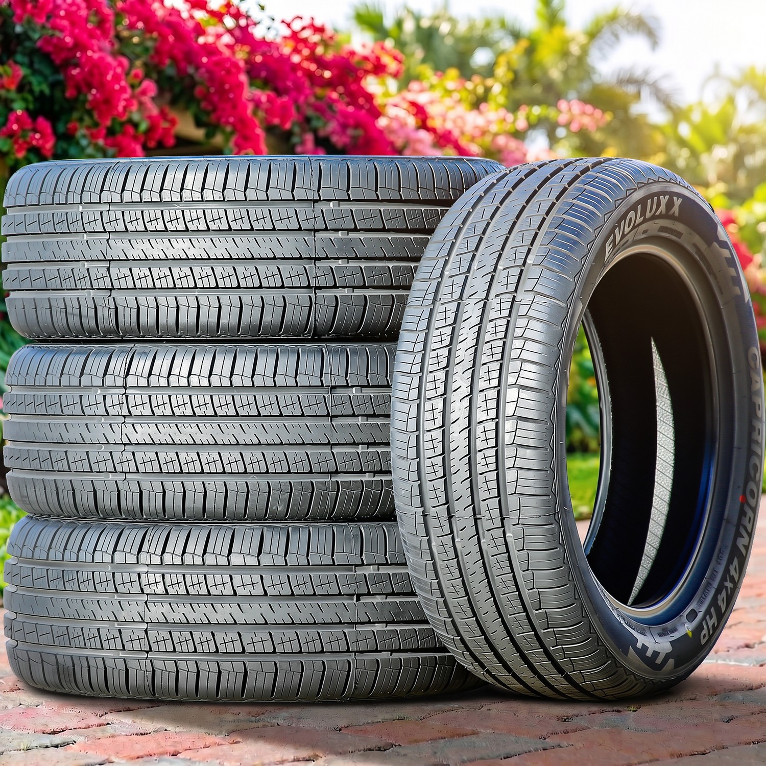 4 Evoluxx Capricorn 4X4 HP 235/55R18 104V XL A/S Tires 55k Mi Warranty 480AA 4 Evoluxx Capricorn 4X4 HP 235/55R18 104V XL A/S Tires 55k Mi Warranty 480AA