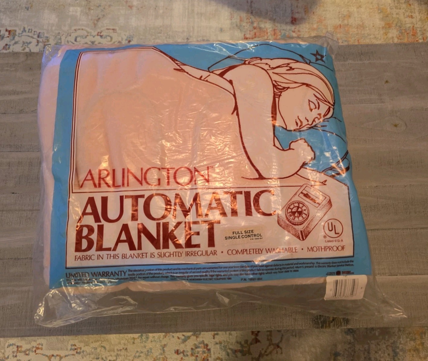 Vintage Arlington Automatic Blanket PINK Full Size - Single Ctrl Silky Edge NEW Vintage Arlington Automatic Blanket PINK Full Size - Single Ctrl Silky Edge NEW