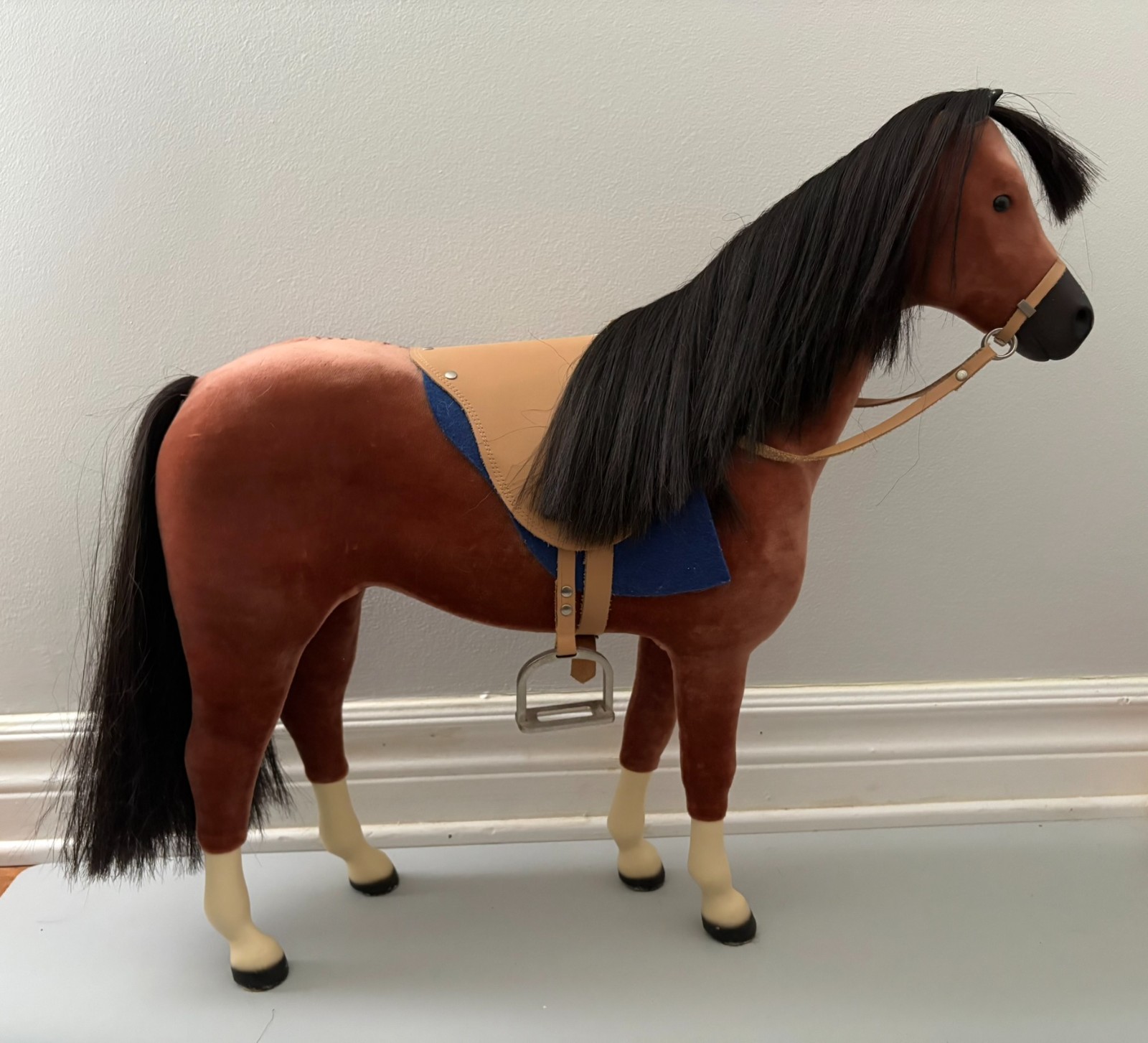 Vintage American Girl Pleasant Company Felicity Horse Penny Complete W/ Saddle