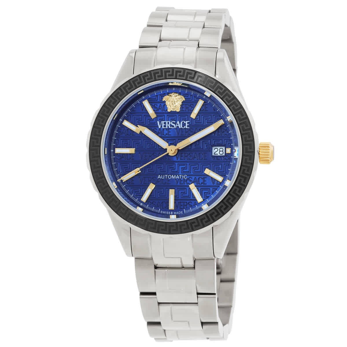 Versace Hellenyium Automatic Blue Dial Men\'s Watch VEQCA0424