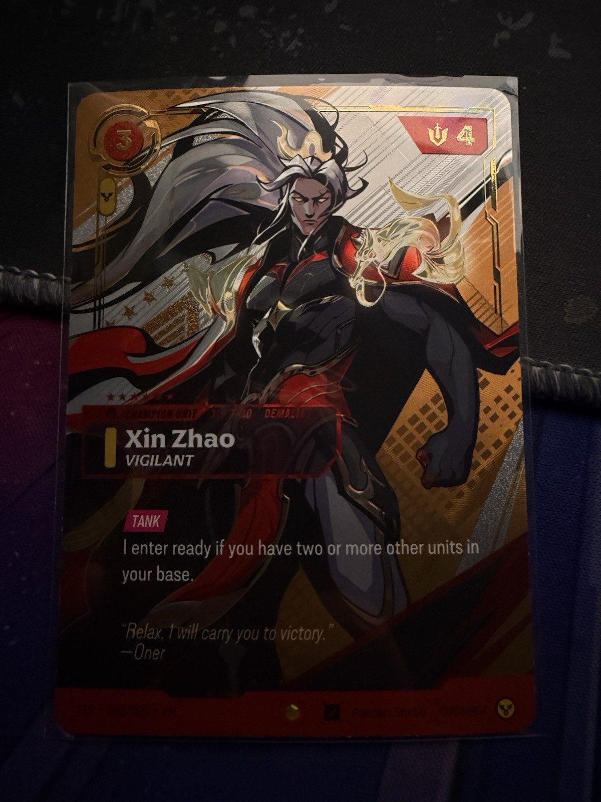 Riftbound x T1 - Oner Xin Zhao Riftbound x T1 - Oner Xin Zhao