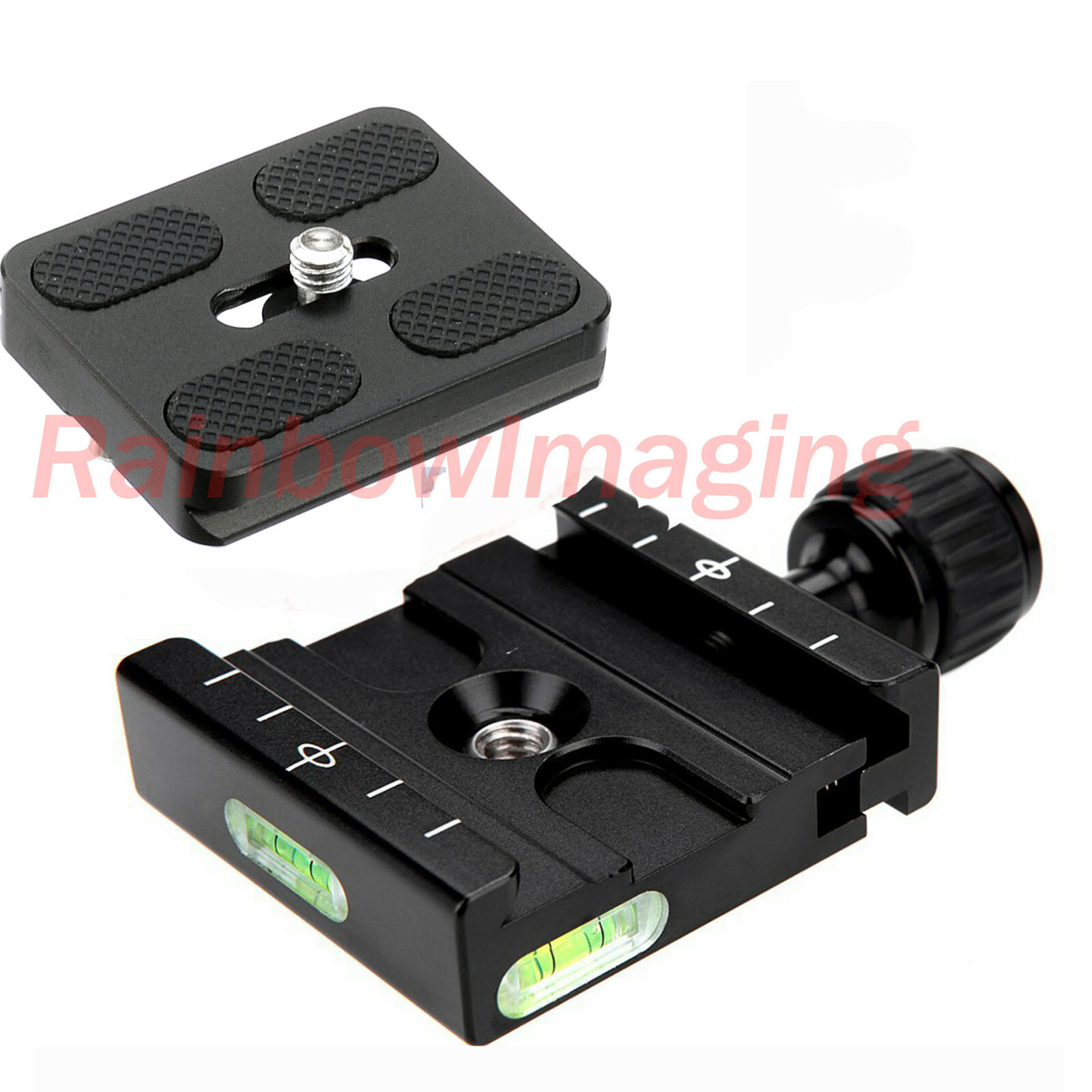 Adapter Plate Square Clamp + Quick Release Plate for Arca-Swiss Tripod BallHead Adapter Plate Square Clamp + Quick Release Plate for Arca-Swiss Tripod BallHead