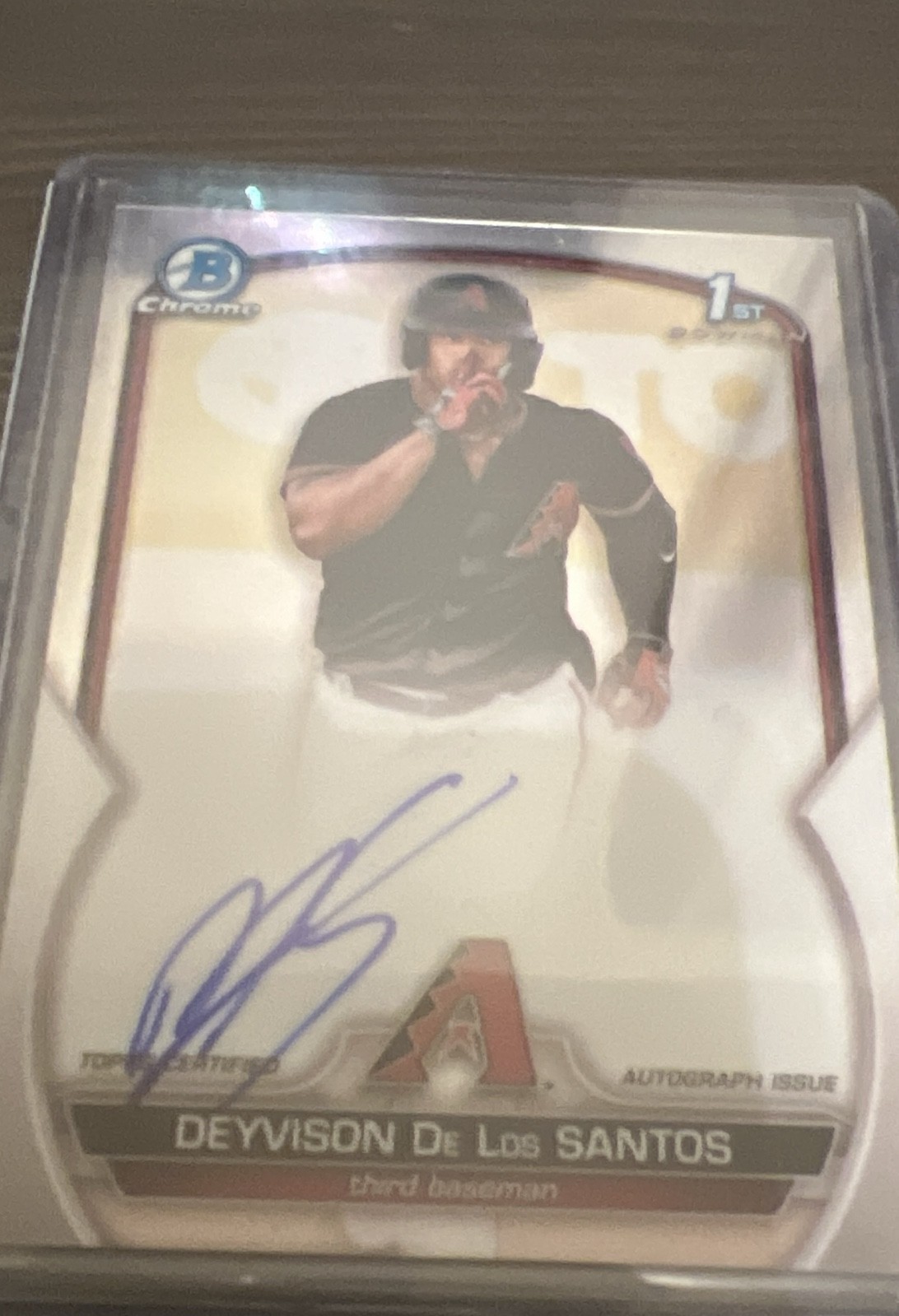 2023 Bowman Chrome - Prospect Autographs Deyvison De Los Santos #CPA-DD (AU, RC) 2023 Bowman Chrome - Prospect Autographs Deyvison De Los Santos #CPA-DD (AU, RC)