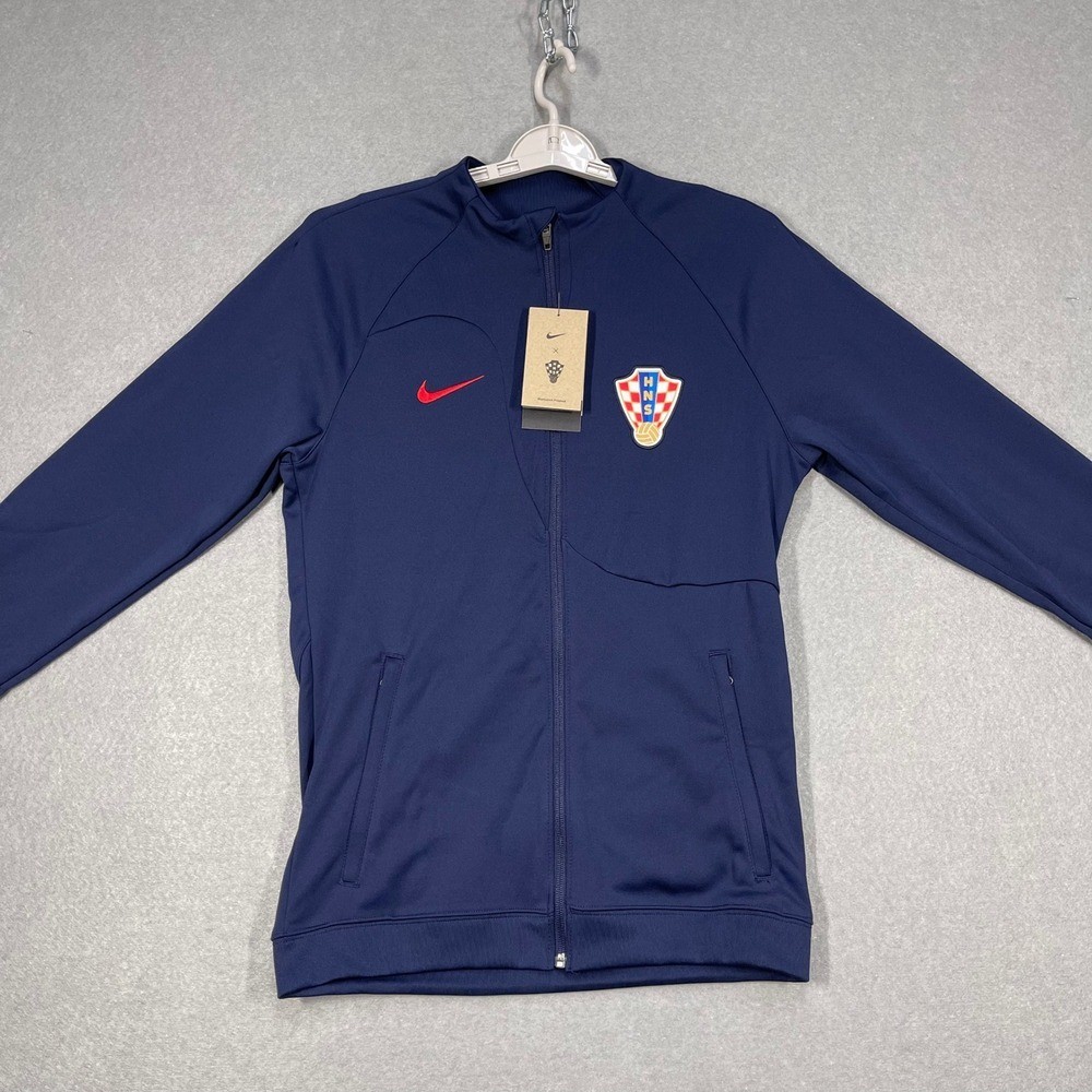Croatia Jacket Mens Small Navy Blue Nike National Football Team Hrvatska Vatreni