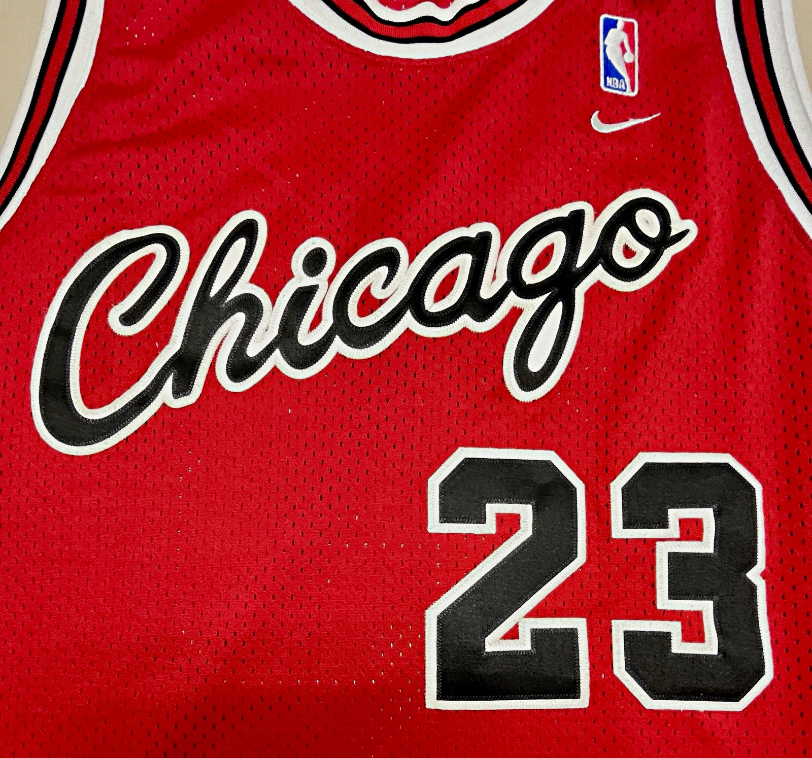Vintage Nike Michael Jordan 1984 Bulls #23 Flight 8403 Jersey XL +2
