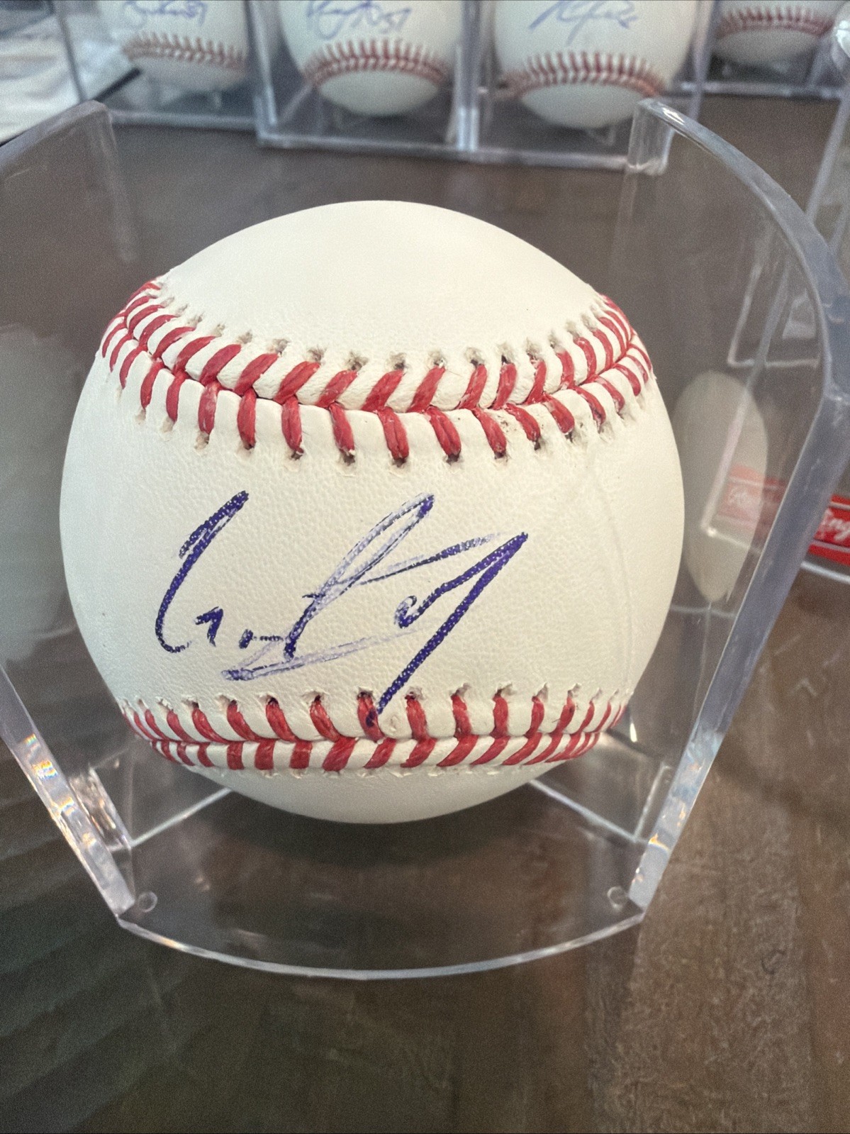 Geraldo Perdomo Autographed Baseball With COA