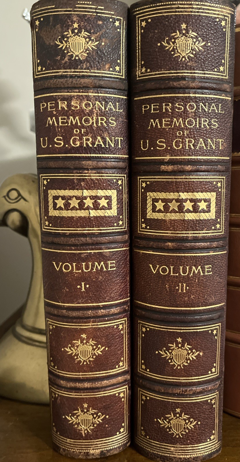 1885 Deluxe Binding Of The Personal Memoirs Of U. S. Grant 2 Vol Set 1885 Deluxe Binding Of The Personal Memoirs Of U. S. Grant 2 Vol Set