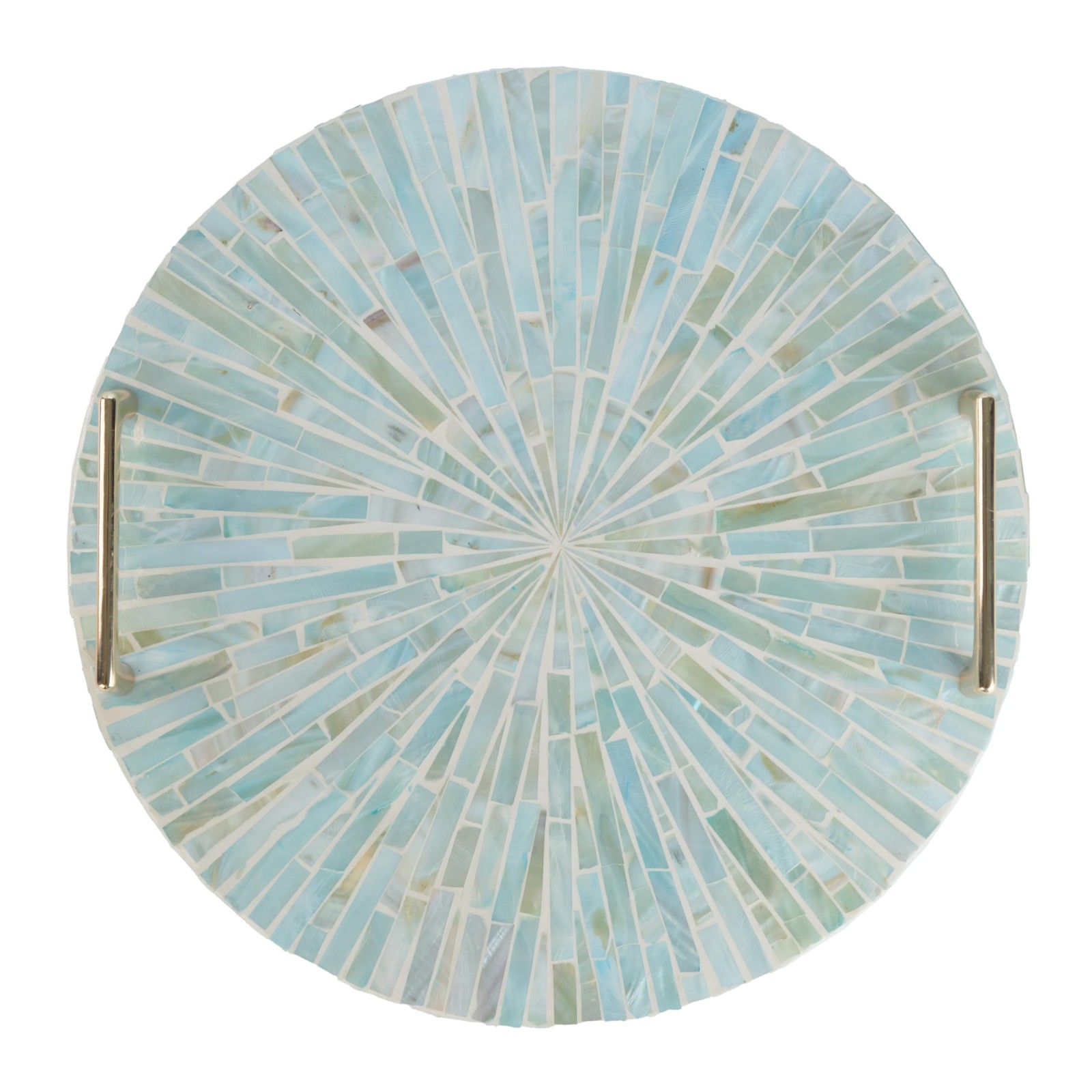 PEMAR Mother of Pearl Decorative Tray, 13 PEMAR Mother of Pearl Decorative Tray, 13
