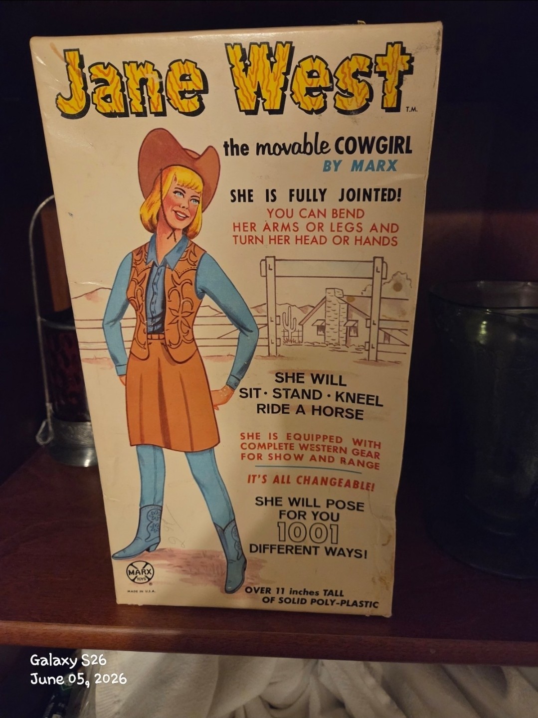 Vintage 1965 Marx Jane West Vintage 1965 Marx Jane West