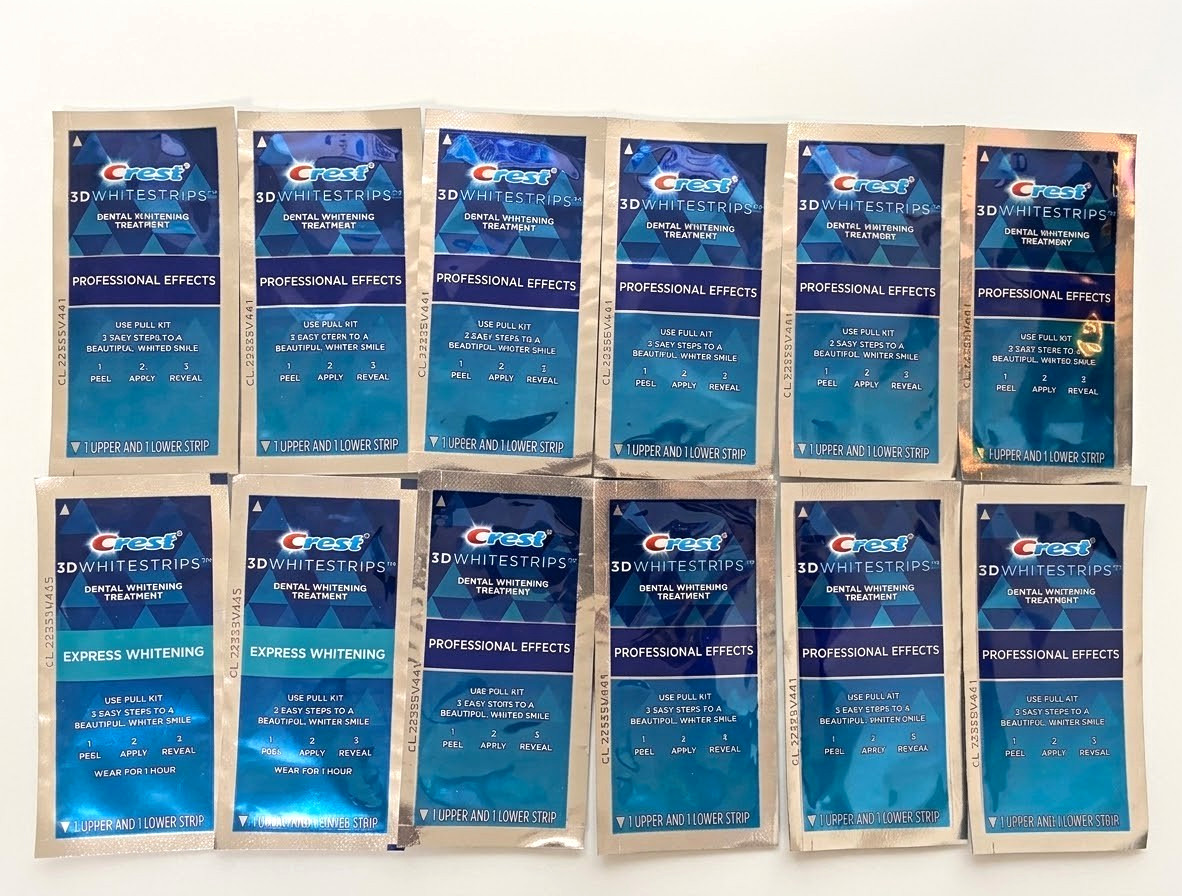 Crest 3D Whitestrips Professional Effects Mint Strips 10 + 2 Pouches Crest 3D Whitestrips Professional Effects Mint Strips 10 + 2 Pouches
