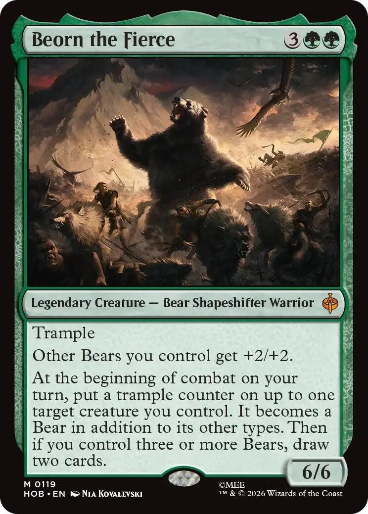 Beorn the Fierce [HOB - 119]NM