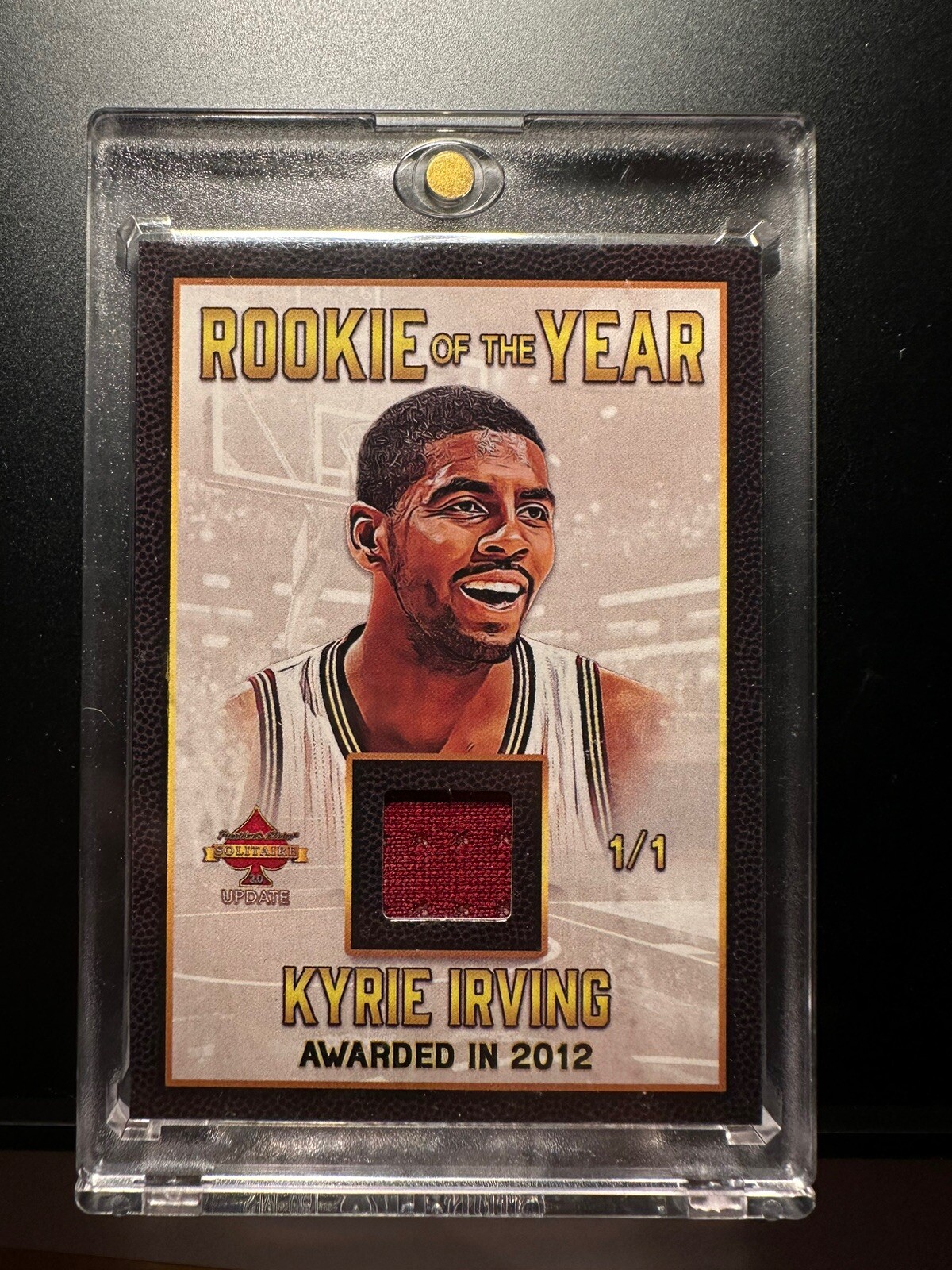 2023 PRESIDENT\'S CHOICE KYRIE IRVING ROOKIE OF THE YEAR PATCH JERSEY 1/1 🔥 2023 PRESIDENT\'S CHOICE KYRIE IRVING ROOKIE OF THE YEAR PATCH JERSEY 1/1 🔥