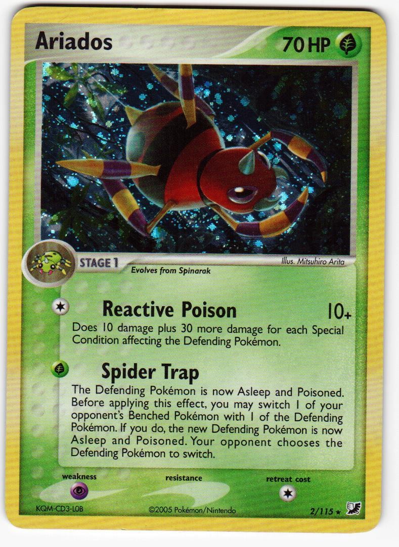 Ariados 2/115 Holo Unseen Forces Pokemon MP Ariados 2/115 Holo Unseen Forces Pokemon MP
