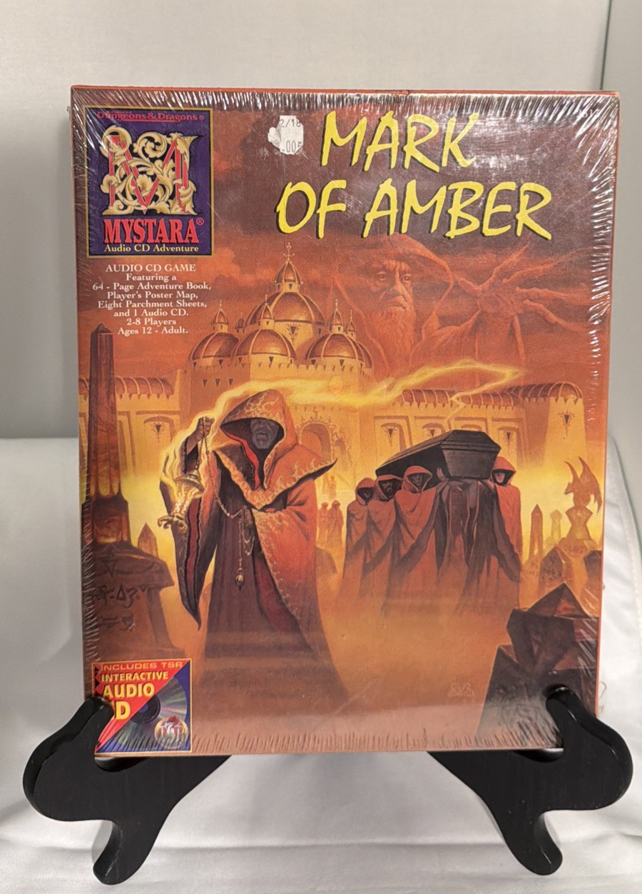 AD&D Mystara Mark Of Amber TSR 2513 BRAND NEW SEALED 1995 Audio CD AD&D Mystara Mark Of Amber TSR 2513 BRAND NEW SEALED 1995 Audio CD