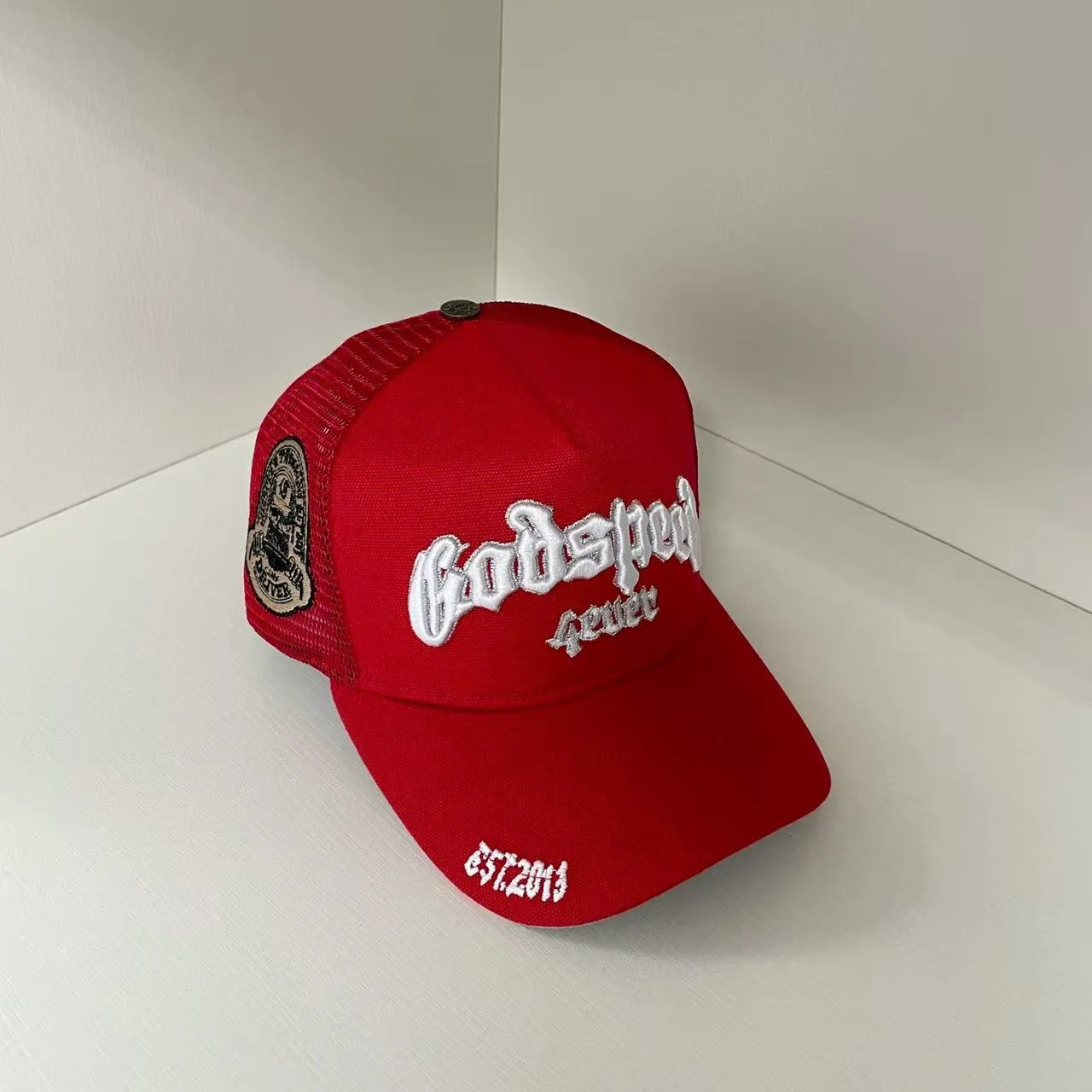 Godspeed Embroidered Trucker Hat Mesh Back Adjustable Snapback Baseball Cap Gift