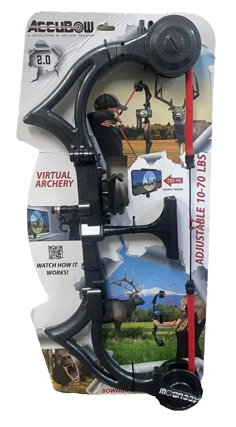 NEW Accubow 2.0 Carbon Fiber Archery Trainer Bow Virtual Hunting Practice System NEW Accubow 2.0 Carbon Fiber Archery Trainer Bow Virtual Hunting Practice System