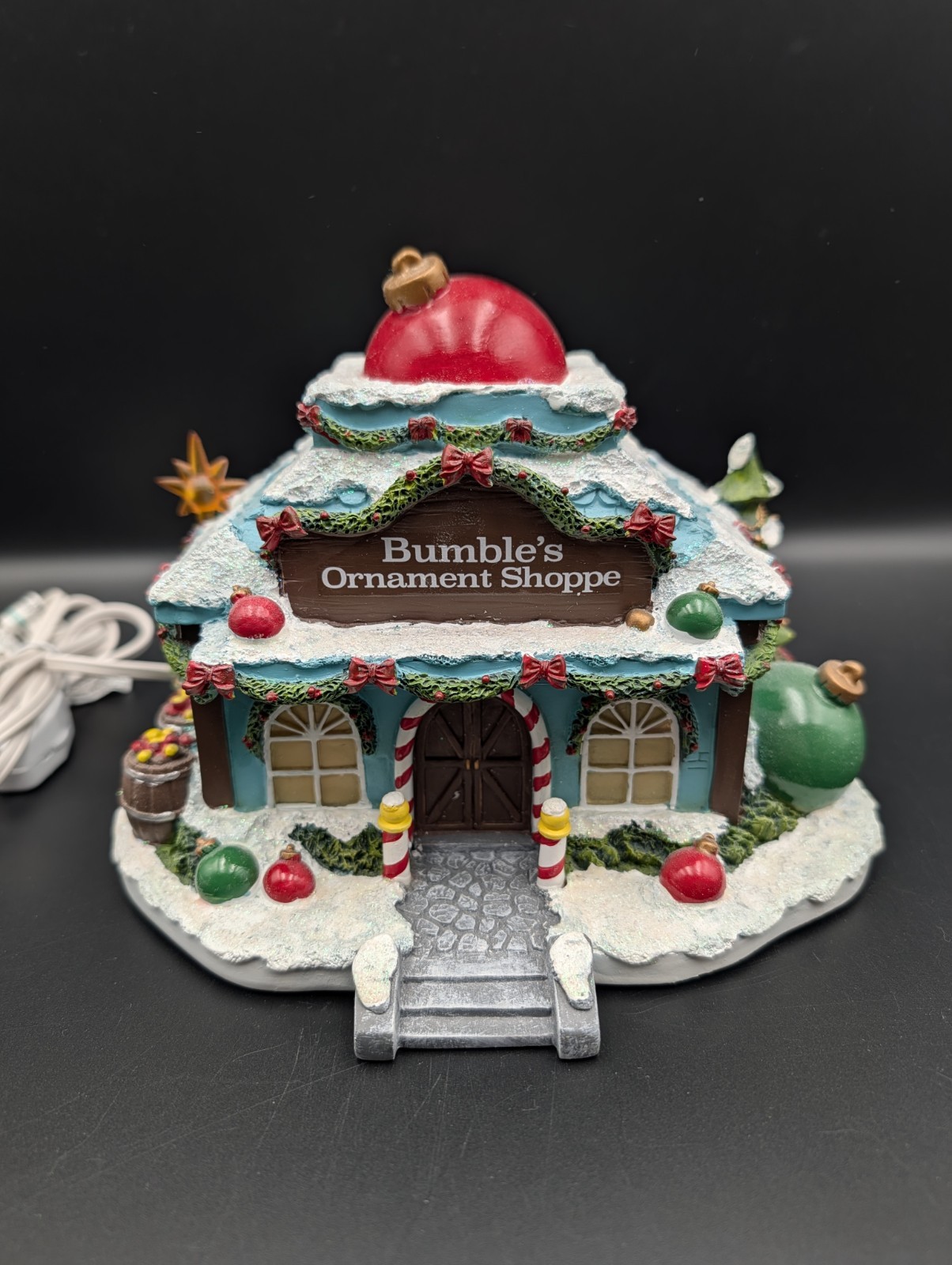 Hawthorne Village Rudolph Bumble’s Ornament Shoppe A3623 Hawthorne Village Rudolph Bumble’s Ornament Shoppe A3623