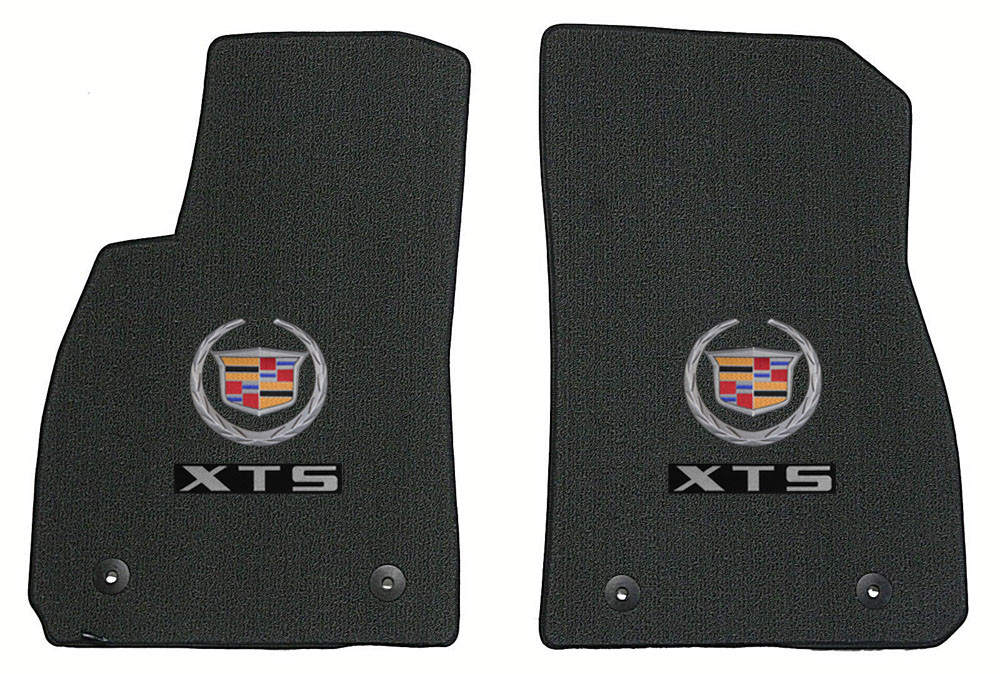 New Lloyd 2pc Front Ebony Floor Mats fits 2013-2015 Cadillac XTS double logo New Lloyd 2pc Front Ebony Floor Mats fits 2013-2015 Cadillac XTS double logo