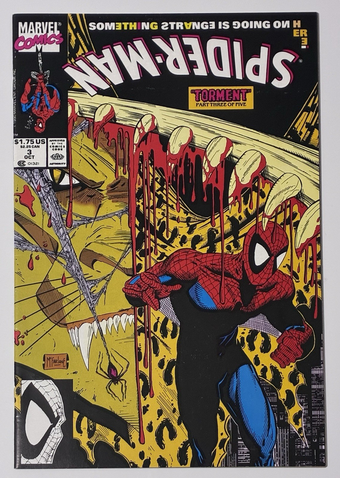 B2G2 FREE Spider-Man #3 1990 (NM) Torment Part 3 Todd McFarlane Marvel