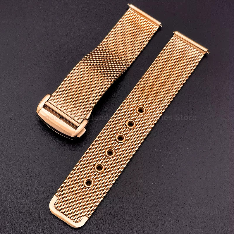 20Mm 22Mm Milanese Mesh Steel Strap for Omega Seamaster 007 Universal Bracelet F 20Mm 22Mm Milanese Mesh Steel Strap for Omega Seamaster 007 Universal Bracelet F